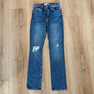 Reformation Cynthia High Rise Straight Leg Jeans